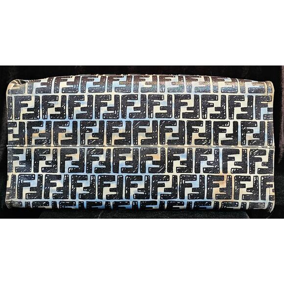 Fendi Shopper Tote Joshua Vides Zucca Coated Canvas Large - Picture 13 of 16